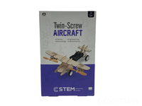 Rompecabezas de madera para niños, juguete educativo para aprendizaje temprano, avión, STEM