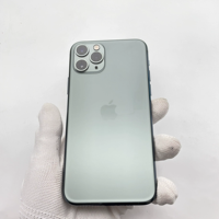 Venta al Por Mayor de iPhone 11 Pro Usados y Desbloqueados, 64GB, Verde, OLED, Face ID, Chip A13 Bionic, Cámara Triple de 12MP, Precio de Fábrica