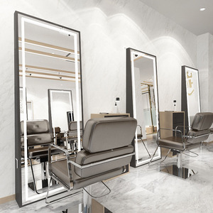 Espejo de Salón Meientai con Luces LED, Espejo de Pared para Peluquería, Estación de Espejo de Pared para Salones de Belleza con Luces LED - Product Image 5