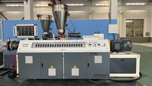 Đầy đủ tự động <span class=keywords><strong>uPVC</strong></span> Cửa Sổ Khung cửa hồ sơ đùn Dòng máy cho cửa sổ máy làm - Product Image 2