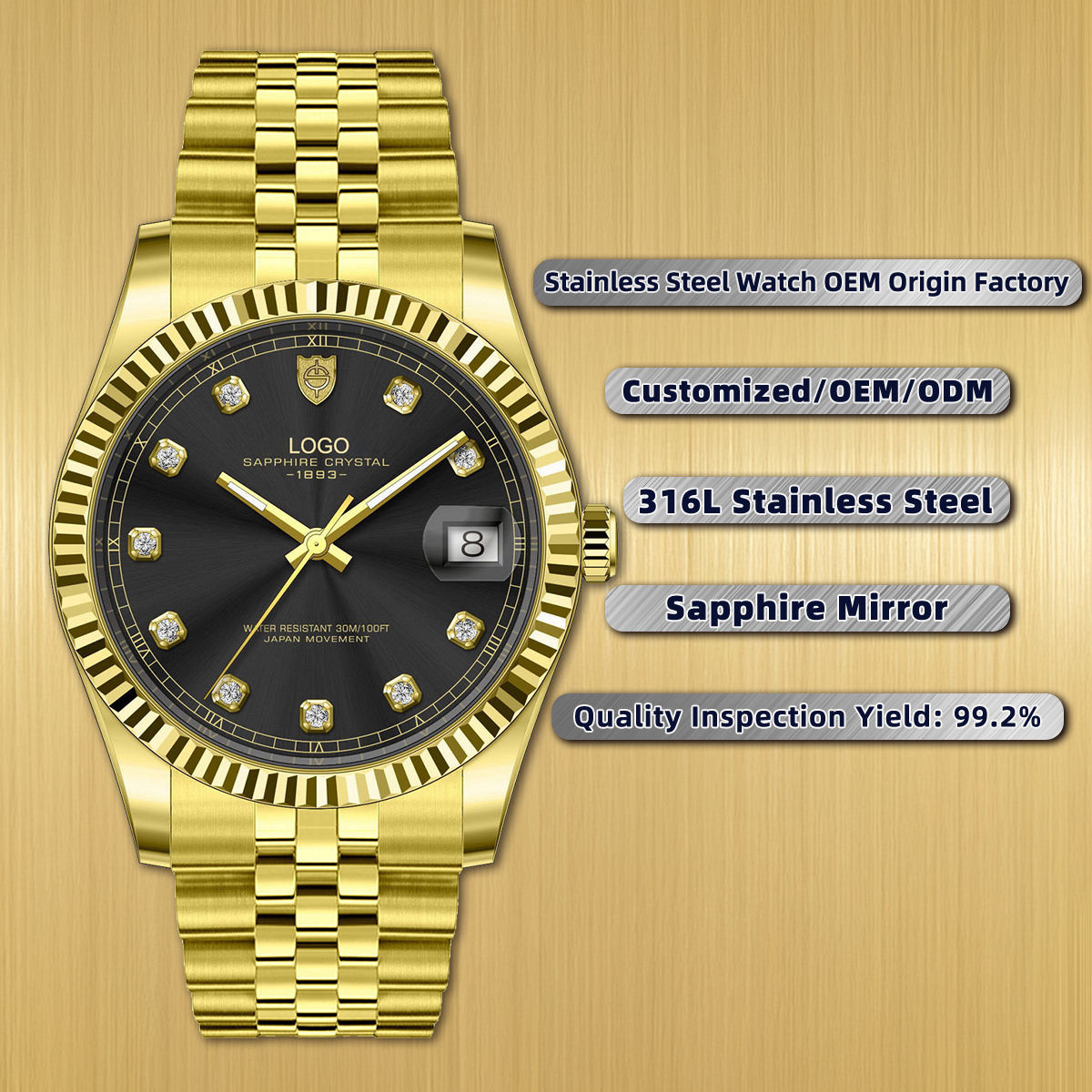 สีทอง/สีดำ