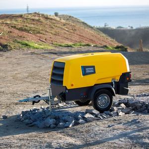 Compresor de Aire Portátil Diésel de Tornillo Silencioso Atlas Copco XATS68KD XAS88 XAHS88 XAHS186 de 22kW para Construcción y Minería - Product Image 2