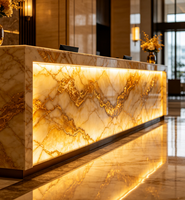 Panneau mural en marbre brillant UV de qualité supérieure, panneau décoratif haut de gamme