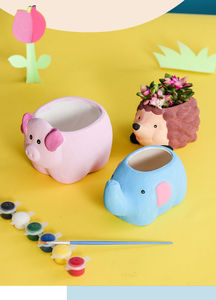 Kit de <span class=keywords><strong>peinture</strong></span> en plâtre pour décoration, moules en plâtre 3D faits à la main pour enfants, citrouille pour Pâques - Product Image 5