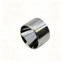Réflecteur à angle de faisceau précis à lampe unique, usinage CNC, alliage d'aluminium, qualité industrielle, support OEM
