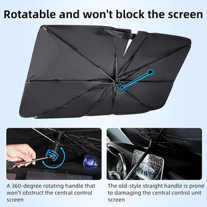 Foldable Car Front Windshield <b>Shade</b> Umbrella <b>Window</b> Cover UV Heat Insulation Visor for Auto Vehicle - Product Image 6