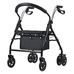 Carrito de Compras Plegable de Cuatro Ruedas, de Aleación de Aluminio, Ligero y Portátil para Personas Mayores, con Cesta de Almacenamiento - Product Image 1