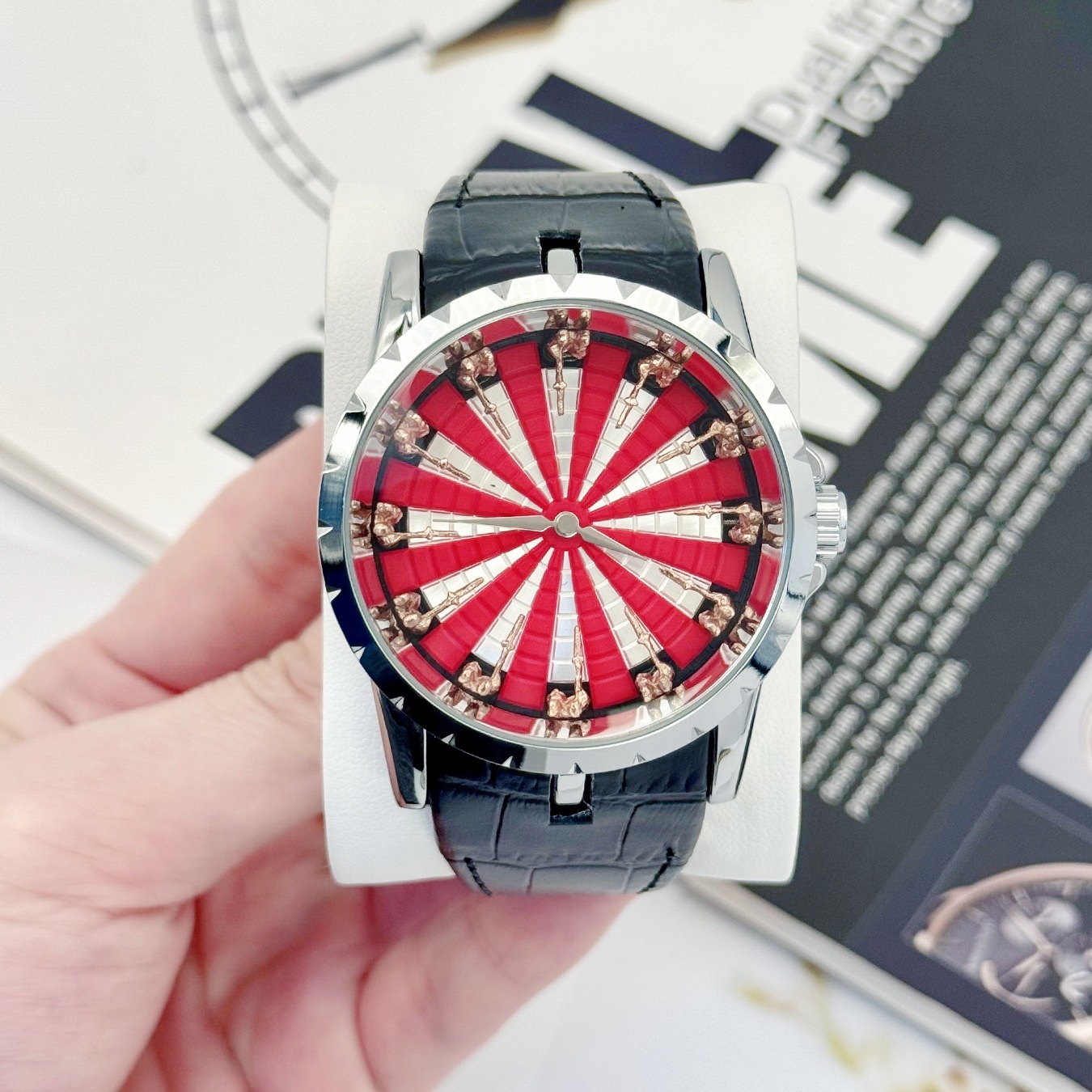 Super Burning Silver Shell Red Face - Roue de feu