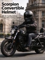 Casque convertible YQH ABS 3C Winter Cruiser Retro intégral