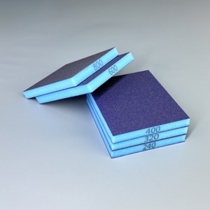 Bloc de ponçage <span class=keywords><strong>éponge</strong></span> double face haute flexibilité pour <span class=keywords><strong>carrosserie</strong></span> automobile, idéal pour la réparation des bosses et la finition des surfaces courbes - Product Image 4