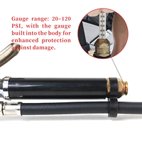 Tire Inflator with Pressure Gauge Quick Inflation Tool for Automotive Tire Maintenance