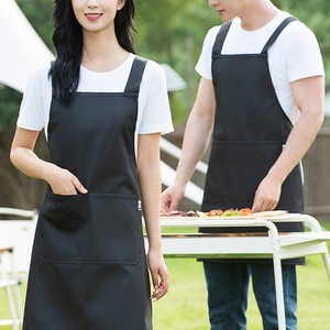 Tablier imperméable en polyester taille unique pour la cuisine, la restauration, les uniformes de travail avec logo imprimé - Product Image 4