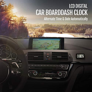 Schermo elettronico di grandi dimensioni <span class=keywords><strong>Display</strong></span> digitale per auto orologio per auto Mini tipo di orologio elettronico per auto tempo di forniture automobilistiche - Product Image 2