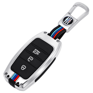 Étui de protection pour clé de voiture en alliage de zinc et gel de silice pour Landwind <span class=keywords><strong>KIA</strong></span> <span class=keywords><strong>Sportage</strong></span> X5 X7 PLUS, <span class=keywords><strong>porte</strong></span>-clés, accessoires de sac - Product Image 1