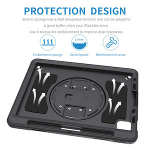 <span class=keywords><strong>Funda</strong></span> completa para tableta, cubierta completa de Robot, resistente, a prueba de golpes, soporte para <span class=keywords><strong>Ipad</strong></span> 360 Pro 11 Air 10,2, 10,9 - Product Image 6