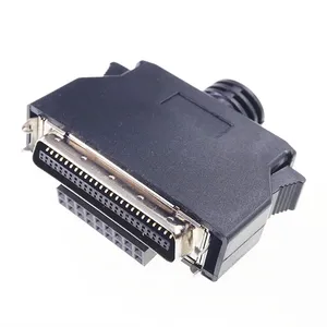 DIY SCSI konektörü MDR 50 pozisyon lehim erkek tak 50 pinli konnektör kabuk seti kalkan kablo montajı