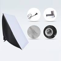 Photographie Vidéo Studio Film Film Soft Light Box Kit LED Champignon Ampoule Trépied Stand Photographique Live Streaming Equipment Kit