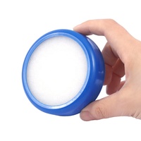 Éponge ronde en plastique pour les doigts Foska rouge, bleue, verte, noire, éponge humide pour les doigts, humidificateur pour les doigts, amortisseur pour les doigts