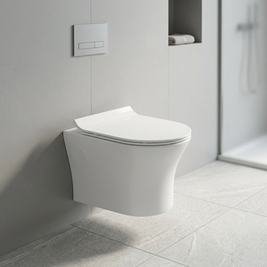 Hot Selling High Quality Round Egg Shape Ceramic Wall-Mounted Toilets Modern Design Wall-Mounted Toilets Price for UK - Product Image 2