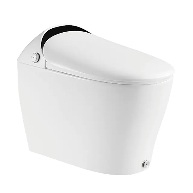 Huida China lieferant one piece s-falle weiß warme wasser und luft trocknen funktionale intelligente wc wc