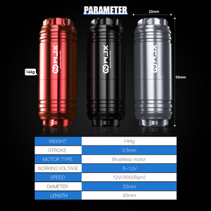 Máquina de Tatuaje Rotativa Mast WJX Pico, Máquina de Maquillaje Permanente con Carrera de 3.5 mm - Product Image 4