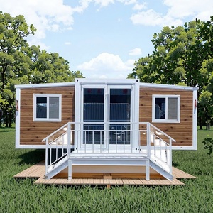 Casa Prefabbricata Pieghevole a Doppia Ala con Tre Camere e Un Soggiorno, Alloggio Temporaneo per Cantieri, Facile Installazione con Pannelli a Clip - Product Image 5