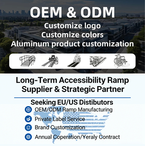 <span class=keywords><strong>Rampe</strong></span> de mobilité Simplywalk pour fauteuil roulant, capacité 800 kg, largeur 914 mm, profil extrudé, fabricant de rampes ODM, test de charge SGS. - Product Image 5