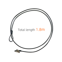 Seguridad computadora portátil cable de seguridad mecánico 2 llaves Bloqueo de cable de seguridad para computadora portátil nano ranura