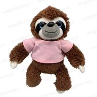 Songshan jouets nouveau gros LOGO personnalisé peluches poupée créative chemise en coton petite peluche Kwaii peluche paresseux Animal jouet enfants cadeau