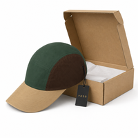 Casquette de baseball pour enfants à blocs de couleur, 5 panneaux, logo personnalisé, pour tout-petits, garçons et filles, réglable, chapeau de soleil d'extérieur, vente en gros, fournisseur OEM