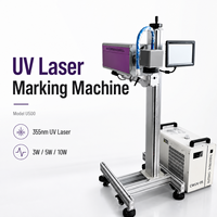 Marqueur laser UV à traitement à froid 355nm OMA 3W 5W 10W, machine de gravure laser pour le marquage du verre, de l'électronique et des plastiques sensibles