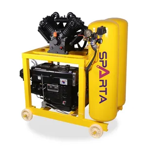 Preço barato W1.05/16 Compressor de ar de pistão para mineração portátil 16bar Compressor de ar diesel industrial