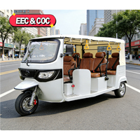 Tricycle électrique à trois roues de style TUKTUK BAJAJ, homologué EEC et COC, 5 places, fabriqué en Chine