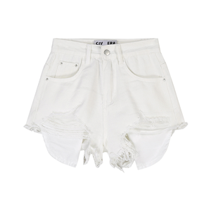 2025 Shorts estivi in Denim a vita alta Shorts in <span class=keywords><strong>Jeans</strong></span> strappati da donna da donna più venduti da donna - Product Image 3
