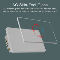 Interruptor de Calentador de Agua Inteligente OCY WIFI con Panel de Control de Pared, Cristal 2.5D con Sensación Táctil, Compatible con Tuya APP, 3500W Estándar