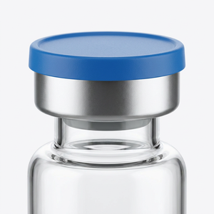 Sterile Leakproof Various Color Flip-Off Combination Lids with Complete Matching Rubber Stopper for Glass Vial Containers - Product Image 5