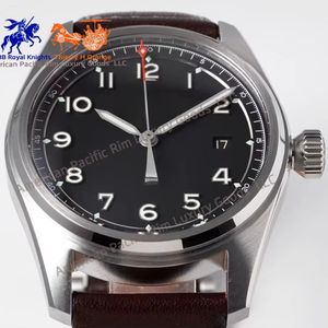 Reloj Automático Longnes para Hombre, Cristal de Zafiro, Correa de Cuero, Resistente al Agua, Reloj de Pulsera de Cuarzo con Puntero Ronda para Uso Profesional - Product Image 4