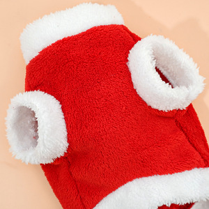 New Year <b>Cat</b> Winter <b>Clothes</b> Red Lion Dance Design Cotton-Padded Coat <b>For</b> Small Pets - Product Image 3