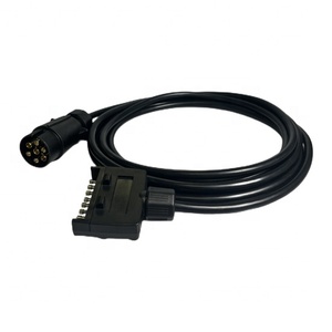 Autokins TC232 piezas de remolque 12V / 7 Pin Euro a Aus conjunto de arnés de remolque con chaqueta de PVC - Product Image 2