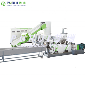 Machine de recyclage de granulation plastique à double cascade PURUI pour mère et bébé, pour polymères EPS PE PP avec anneau d'eau - Product Image 4