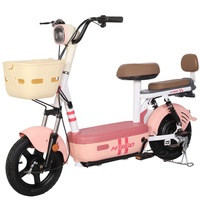 Vélo électrique 2 places 48V, scooter électrique léger pour adulte, homologué CE, vente en gros