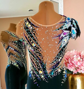 Oleeya 100% tốt thông tin phản hồi sắt trên thạch thủy tinh 2088 pha lê AB hotfix Rhinestone pha lê cho chuyển Motif Thiết kế quần áo - Product Image 5