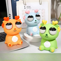 Jouet à presser Pop Eye en forme d'animal de dessin animé (Dragon, Panda, Chenille) – Jouet anti-stress et de décompression pour enfants et étudiants – Cadeau idéal