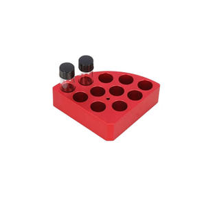 Fan-<b>Shaped</b> Metal Heating <b>Block</b> Module Multi-Hole Test Tube Vial Heating Socket For Magnetic Hotplate Stirrer 3ml 4ml - Product Image 2