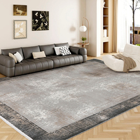Stilvoller Glänzender Abstrakter Gewebter Polyester-Teppich Weiche Komfortable Rutschfeste Bodenmatte für Wohnzimmer Schlafzimmer Küche Bad Eingangsbereich