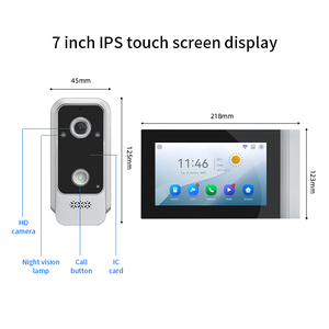 Caméra HD 120° grand angle, conception étanche, sonnette vidéo, <span class=keywords><strong>interphone</strong></span>, caméra de sonnette intelligente pour immeubles d'appartements - Product Image 4