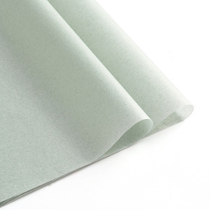 50cm*70cm customizable 17g grey green tissue <b>paper</b> packaging In stock For clothing shoes and accessories packaging - Product Image 1
