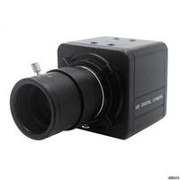 Zoom numérique 40X, caméra USB couleur 1/2.8 ''CMOS Low lux 0.1 4K UHD 16MP 4656x3496 50*50mm avec objectif varifocal manuel CS 5-50mm