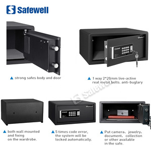 Caja Fuerte para Habitación de <span class=keywords><strong>Hotel</strong></span> Safewell, Caja Fuerte para Guardar Dinero, Caja Fuerte para <span class=keywords><strong>Hotel</strong></span> con Mecanismo de Bloqueo Digital - Product Image 4