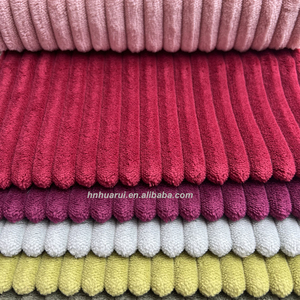 Vendita Diretta Fabbrica - Tessuto in <span class=keywords><strong>Velluto</strong></span> Jacquard Liscio 100% Poliestere Lavorato a Maglia 100D Leggero Effetto Corduroy per Tappezzeria - Product Image 6